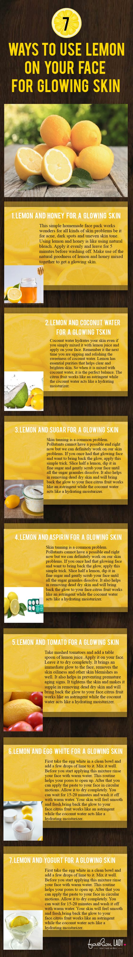 Top 7 Möglichkeiten, Zitrone für strahlende Haut im Gesicht zu verwenden
