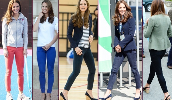 Kate Middleton macht Jeans königlich und königlich  