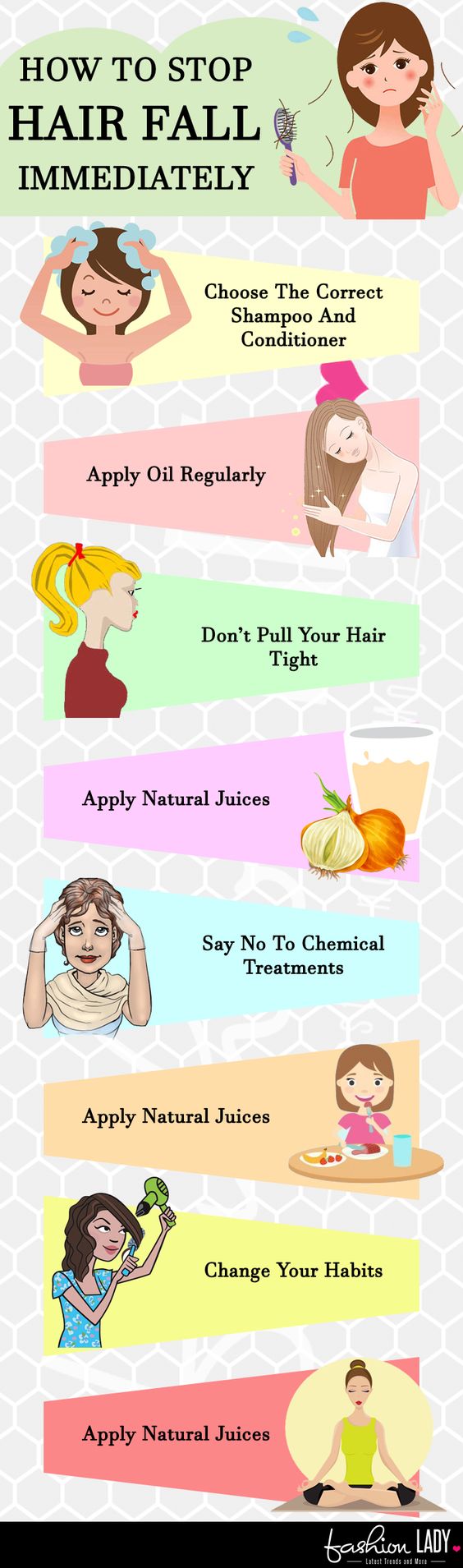 Hier ist, wie Sie stoppen Haar sofort fallen! 24 Tipps und Tricks 