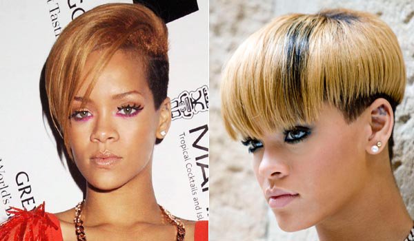 Rihanna Frisuren: geladen mit Liebe, Spunk und Sassiness 